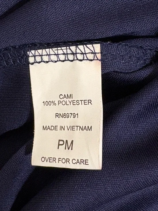 Fig and flower by Anthropologie Navy Maxi Dress with Floral Embroidery Size M - Picture 16 of 16